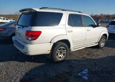 2007 Toyota Sequoia Limited V8 из США, поврежденный, VIN 5TDBT48A17S281592